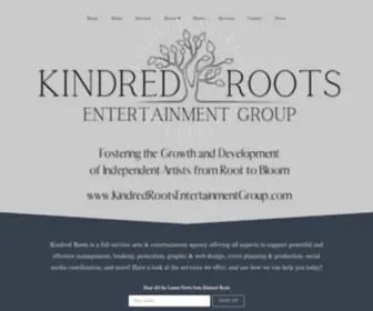 Kindredrootsentertainmentgroup.com(Kindred Roots Entertainment Group) Screenshot