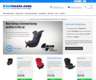 Kindseats.com(Rear facing car seat) Screenshot