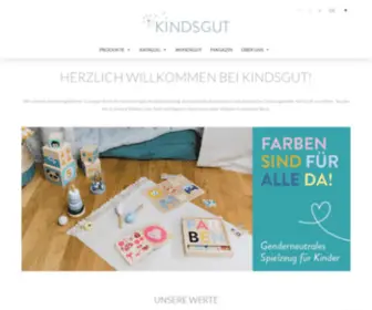 Kindsgut.de(Willkommen bei Kindsgut) Screenshot