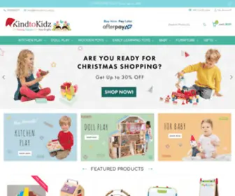 Kindtokidz.com.au(Online Baby & Kids Toys & Gifts) Screenshot