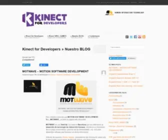 Kinectfordevelopers.com(Kinect for Developers) Screenshot