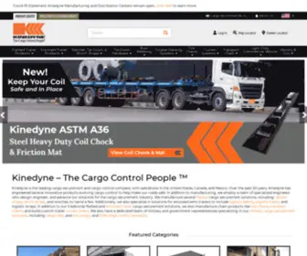 Kinedyne.com(The Cargo Control People) Screenshot