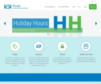 Kinek.com(Your Delivery Network) Screenshot