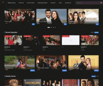 Kinemaniatv.net(Biggest Website for Turkish Entertainment) Screenshot