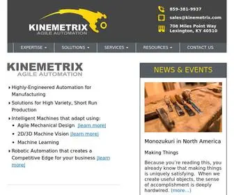 Kinemetrix.com(Robotic Automation Integrator) Screenshot