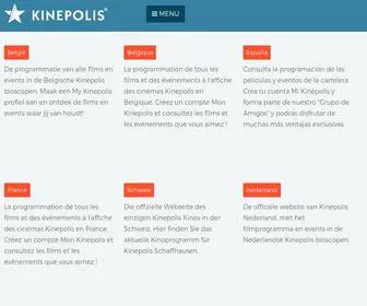 Kinepolis.be(Kinepolis) Screenshot