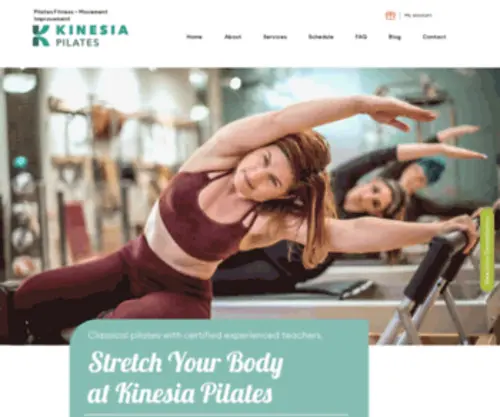 Kinesiapilates.com(Downtown Seattle Pilates Studio) Screenshot