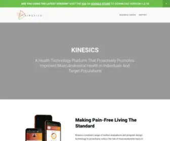 Kinesicshms.com(Kinesics) Screenshot