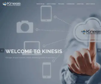 Kinesis.com.au(Kinesis Interactive Design) Screenshot