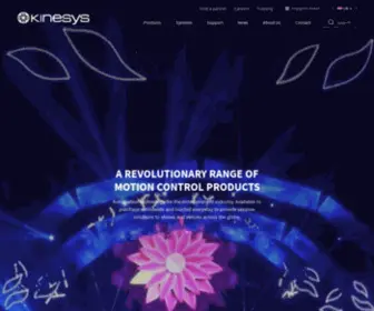 Kinesys.co.uk(Automated Motion Control Products & Systems) Screenshot