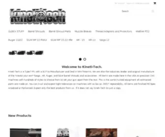 Kineti-Tech.com(Kineti-Tech Glock triggers barrel shrouds for AR 15 Saiga 12 S&amp;Wand many others) Screenshot