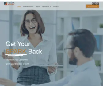 Kinetic-Spark.com(Ignite Your Business Growth) Screenshot