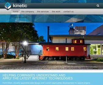 Kinetic.com(Birmingham Web Design) Screenshot