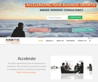 Kineticcs.com(Kinetic Consulting Services) Screenshot