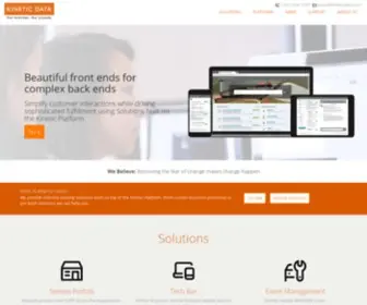 KinetiCData.com(Kinetic Data) Screenshot