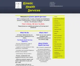 Kinetichealthservices.com(Kinetic Health Services) Screenshot