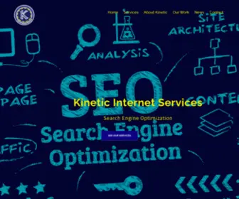 Kineticinternetservices.com(Web Design) Screenshot