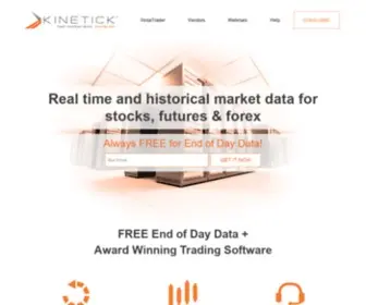 Kinetick.com(Real Time and Historical Market Data) Screenshot