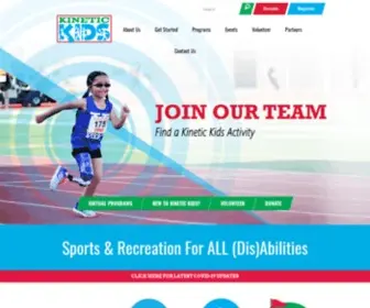 Kinetickidstx.org(Kinetic Kids) Screenshot