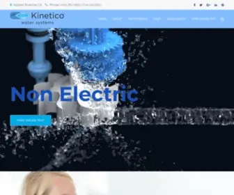 Kineticoca.com(Water Softener Installation in Riverside) Screenshot