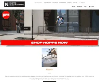 Kineticskateboarding.com(Kinetic) Screenshot