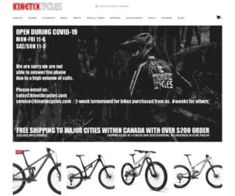 Kinetikcycles.com(Kinetik Cycles) Screenshot