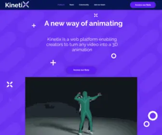 Kinetix.tech(Kinetix is a platform) Screenshot