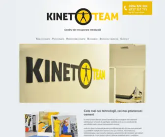 Kinetoteam.ro(Cabinet modern de kinetoterapie din Cluj) Screenshot