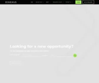 Kinexus.com.au(Recruitment, Employment and Industry Resourcing Services) Screenshot