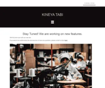 Kineyatabi.com(KINEYA TABI Japanese Traditional Footwear) Screenshot