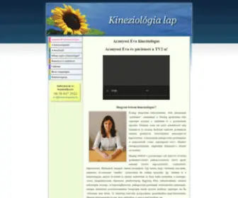 Kineziologialap.hu(Kineziológia) Screenshot