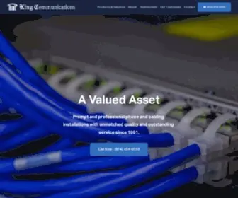 King-COM.com(King Communications) Screenshot