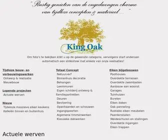 King-OAK.be(King-Oak staat voor) Screenshot