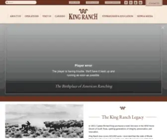 King-Ranch.com(The King Ranch Legacy) Screenshot