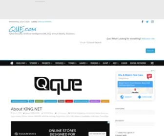King.net(QUE.com About) Screenshot