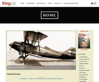 Kingairmagazine.com(Home King Air) Screenshot