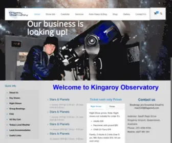 Kingaroyobservatory.com(Our Business) Screenshot