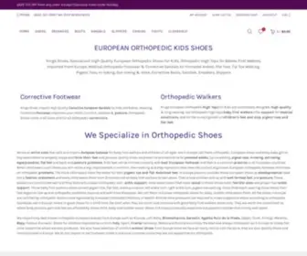 Kingashoes.com(European Orthopedic Kids Shoes) Screenshot