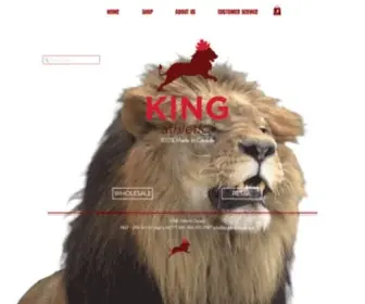 Kingathletics.ca(King Athletics Canadian Made Clothing) Screenshot