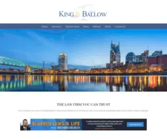 Kingballow.com(King & Ballow Law Offices) Screenshot