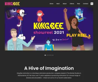 Kingbee.co.uk(Animation Company London UK) Screenshot