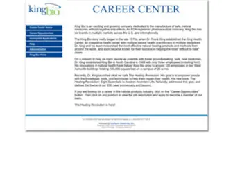 Kingbiocareers.com(Kingbiocareers) Screenshot