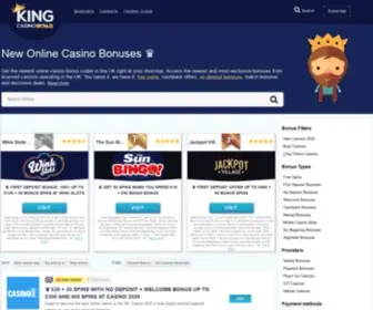 Kingcasinobonus.co.uk Screenshot