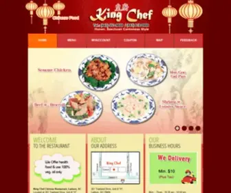 Kingchefladson.com(King Chef Chinese Restaurant) Screenshot