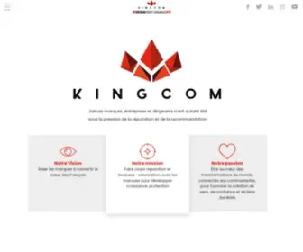 Kingcom.fr(Agence conseil en Relations Publics & Communication) Screenshot