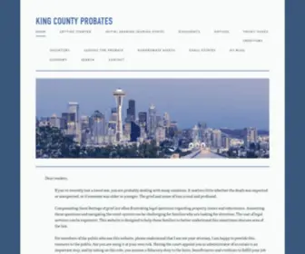 Kingcountyprobates.com(King County Probates) Screenshot