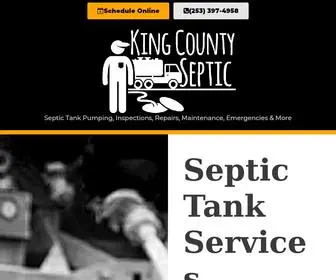 Kingcountyseptic.com(Septic Tank Pumping) Screenshot