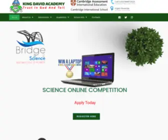 Kingdavidacademy.co(International schools in Rwanda) Screenshot