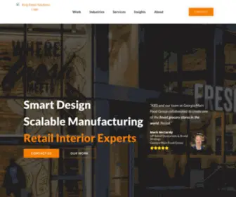 Kingdesign.com(Retail Interior Design) Screenshot