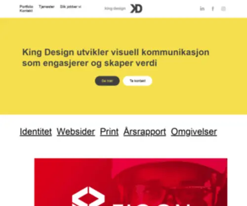 Kingdesign.no(King Design) Screenshot